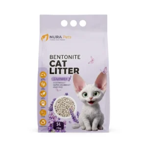 NuraPets Bentonite Cat Litter Lavender Flavor 5L