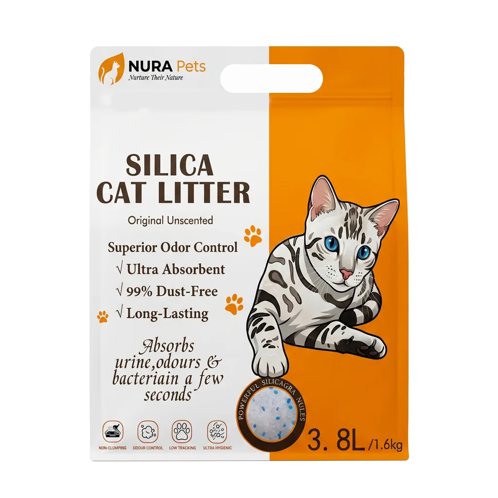 NuraPets Silica Cat Litter Silica Original Flavor 3.8L