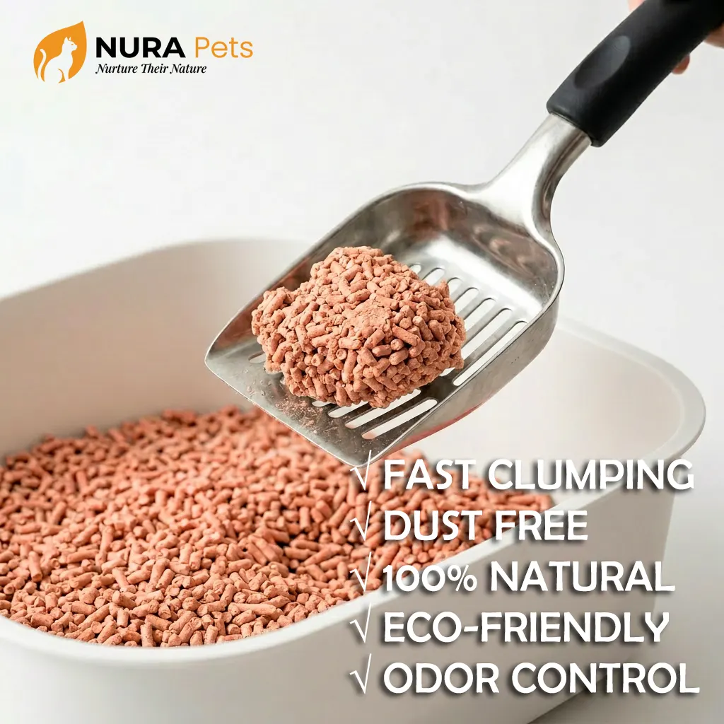 NuraPets Tofu Cat Litter Peach Flavor